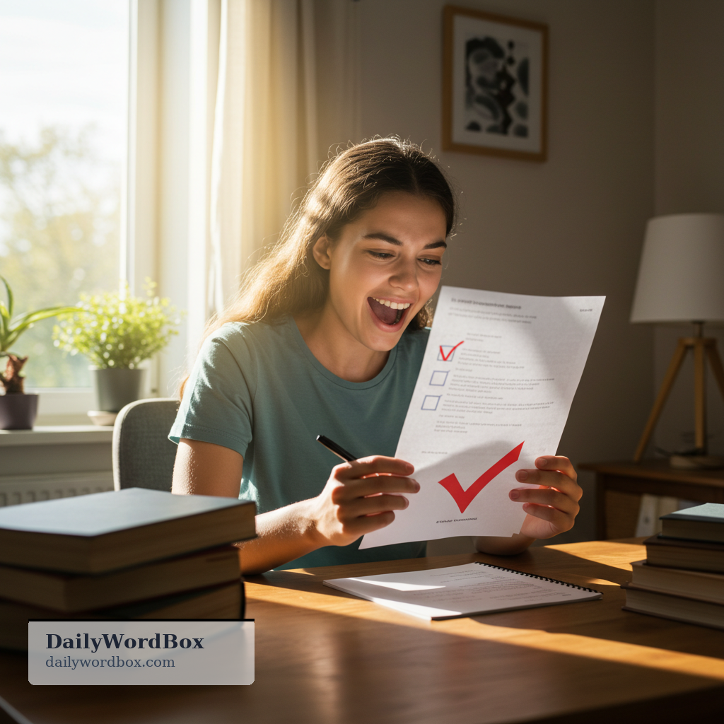 pass an exam: to achieve a grade high enough to succeed in an examination