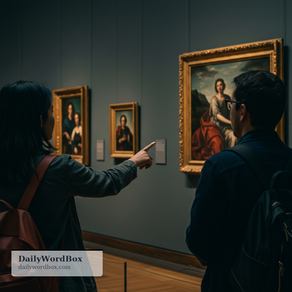 point to: to indicate something by directing your finger, hand, or an object toward it