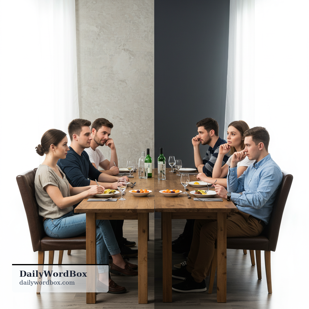 polarization: a growing separation in attitudes that reduces agreement and encourages extreme positions