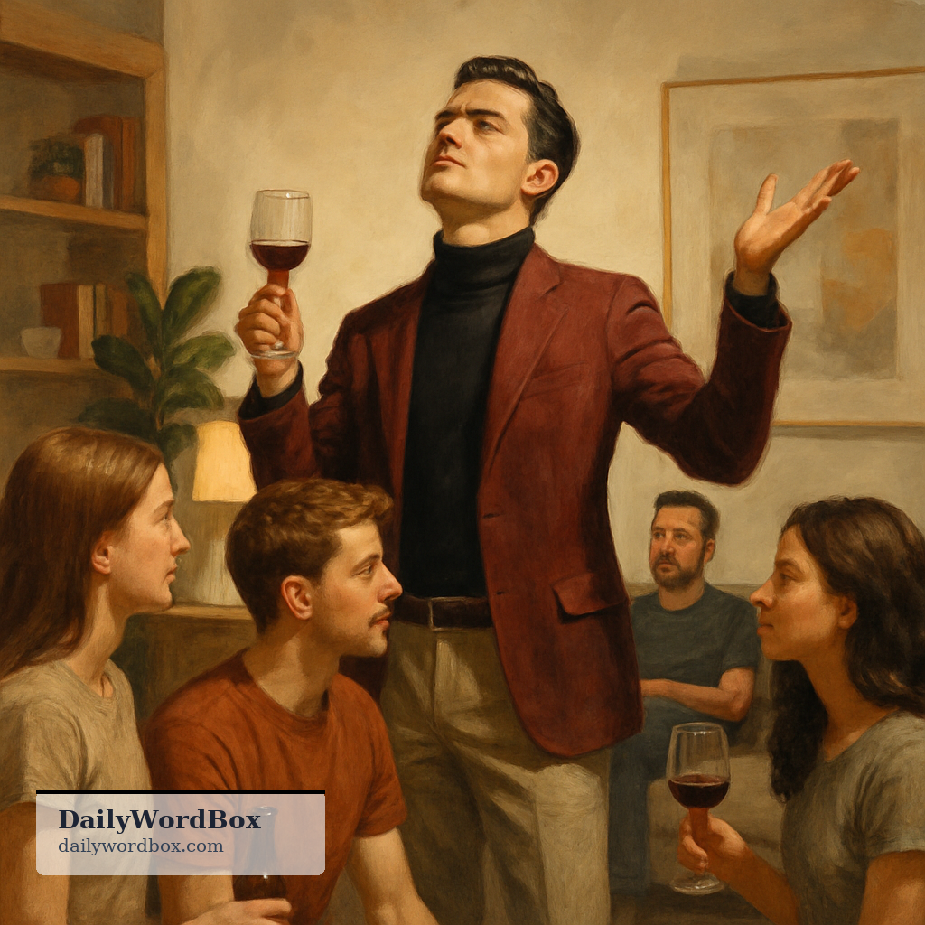 pretentious: Trying to impress people by pretending to be more important, intelligent, or cultured than you are.