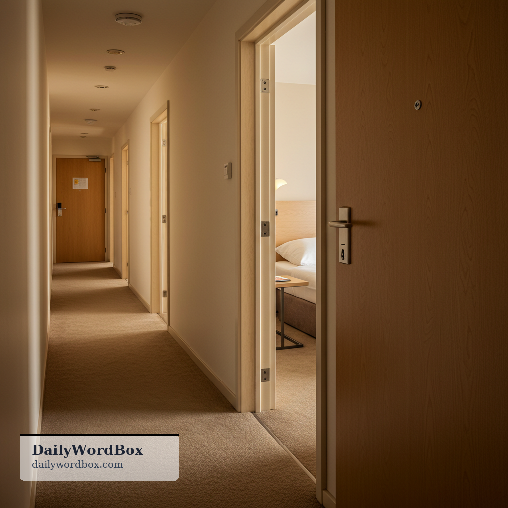 private room: a room that is not shared with others and offers privacy, often in a hotel, hospital, or restaurant