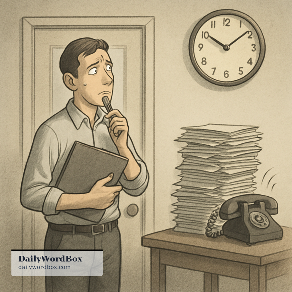 procrastination: the unnecessary delay of an action or decision, often causing disadvantage