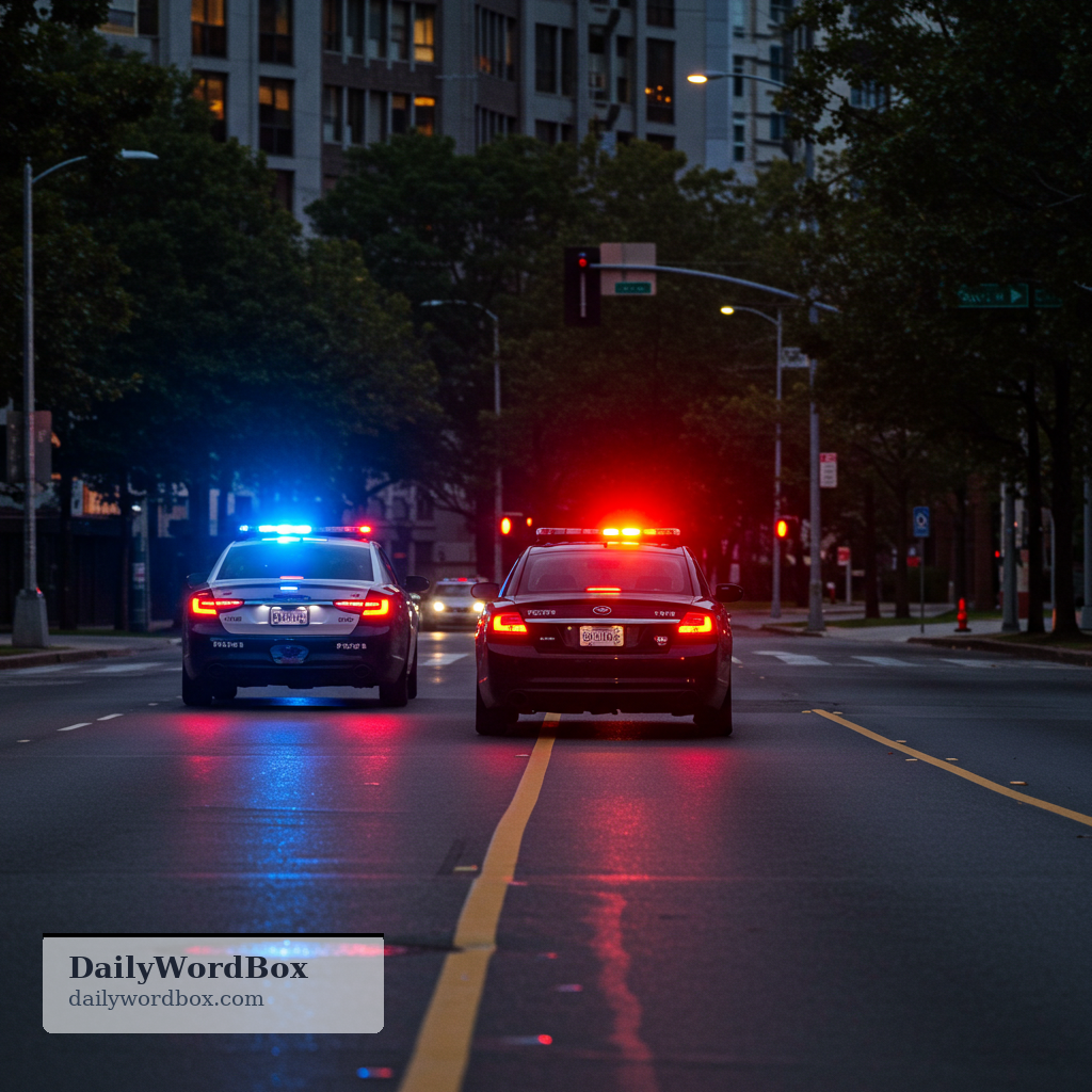 pull over: (Of police) To signal a driver to stop at the side of the road.