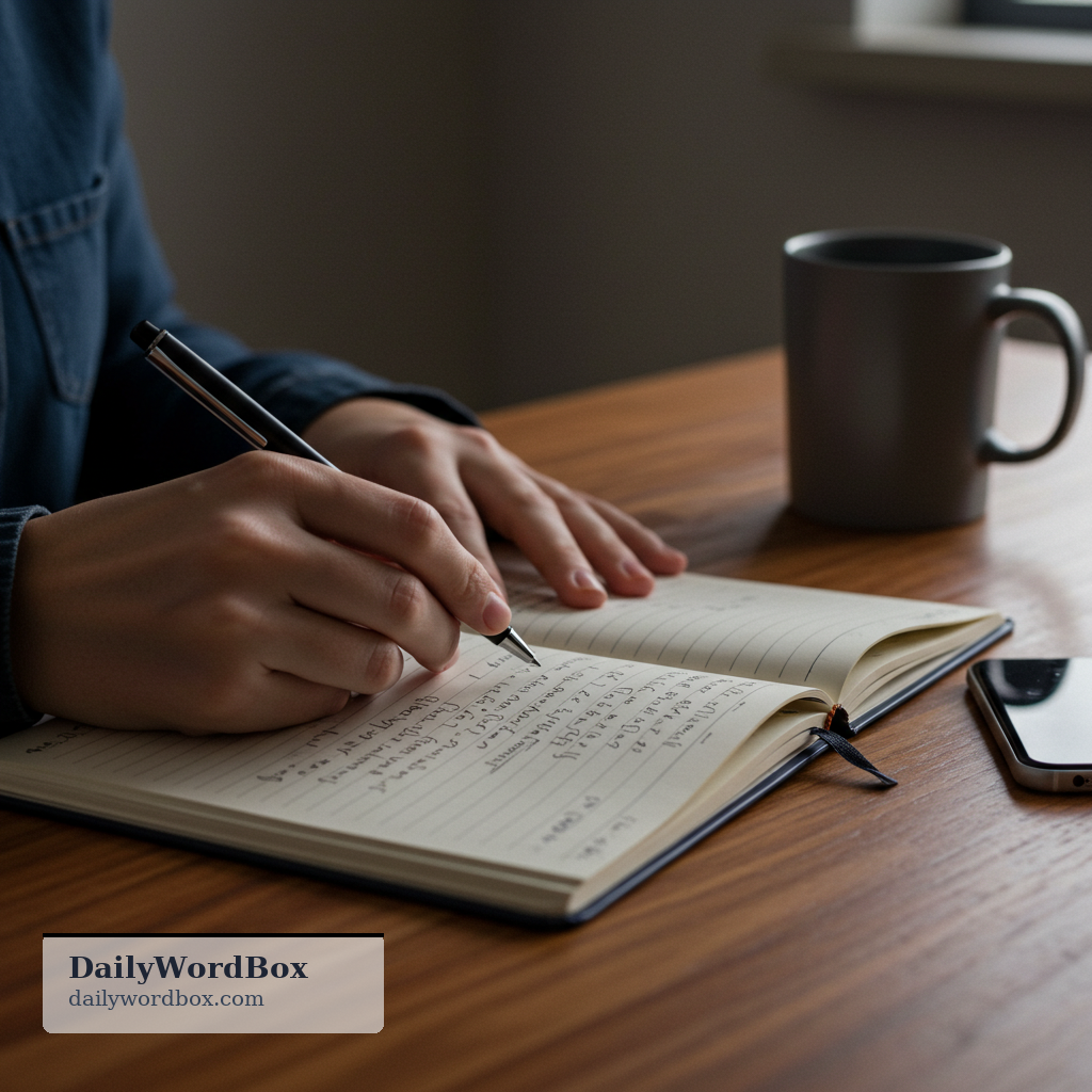 put it down: to write something down; to record information in writing