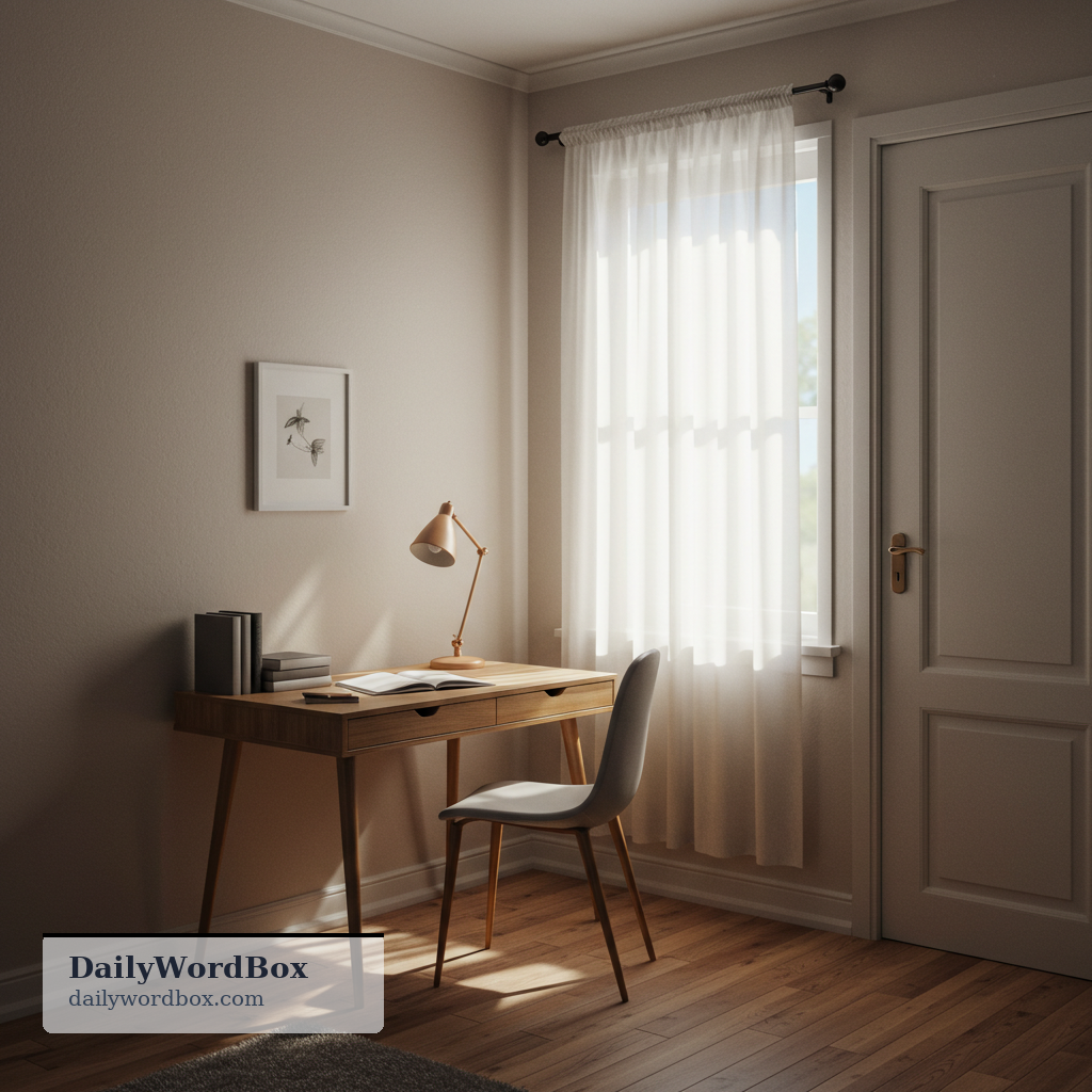 quiet place: a location with little or no noise, suitable for rest, study, or private conversation