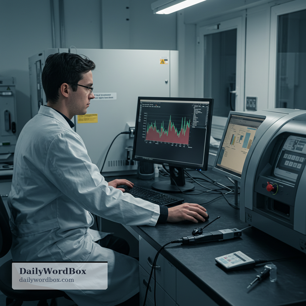 run a test: to perform a test or examination to check how something works or to find a problem