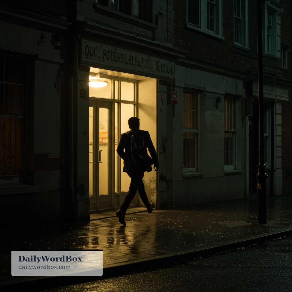 run away: To leave a place suddenly to escape or avoid a situation, responsibility, or danger.