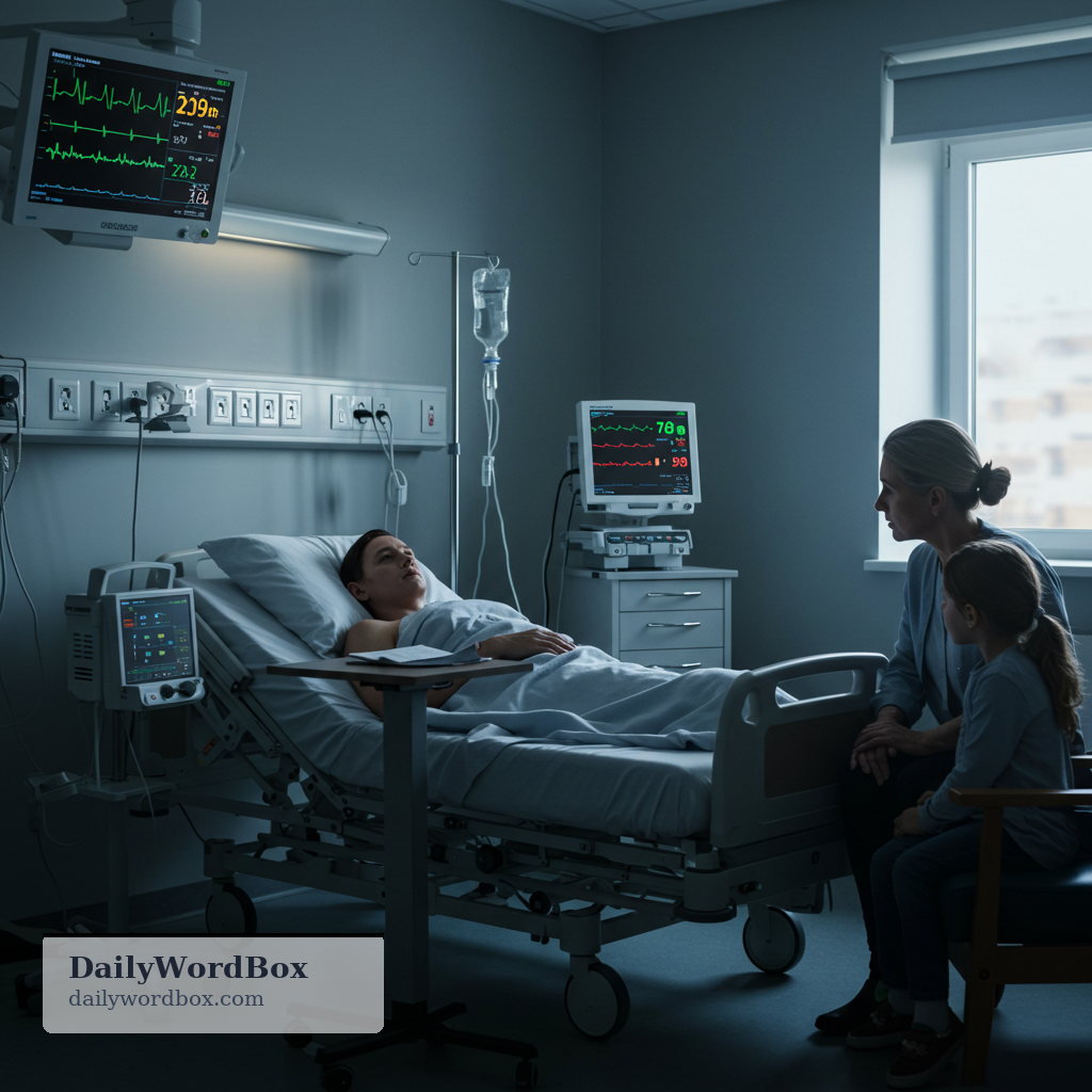 seriously ill: very sick; having a severe illness or medical condition