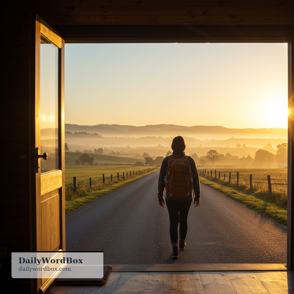 set out: to begin a journey; to leave and start traveling