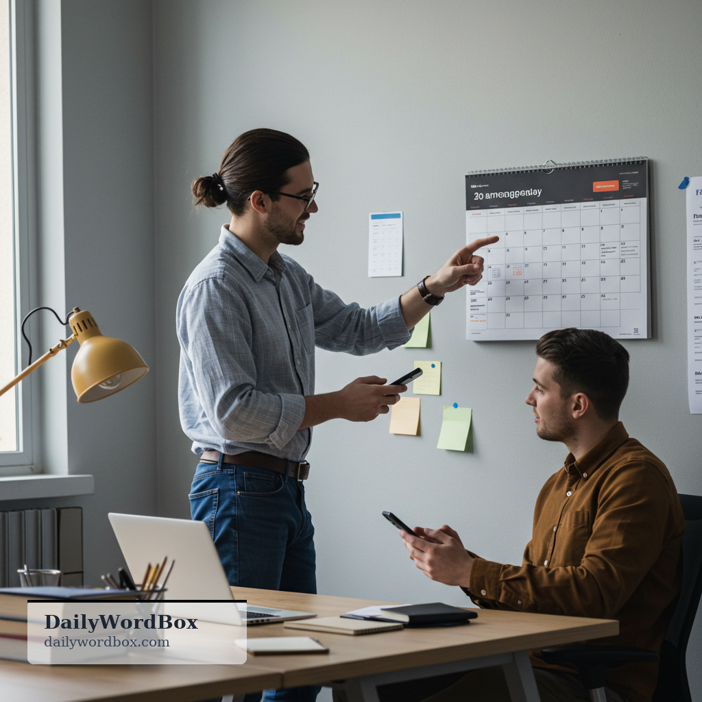 set up: To arrange or plan something (like a meeting, event, or appointment).