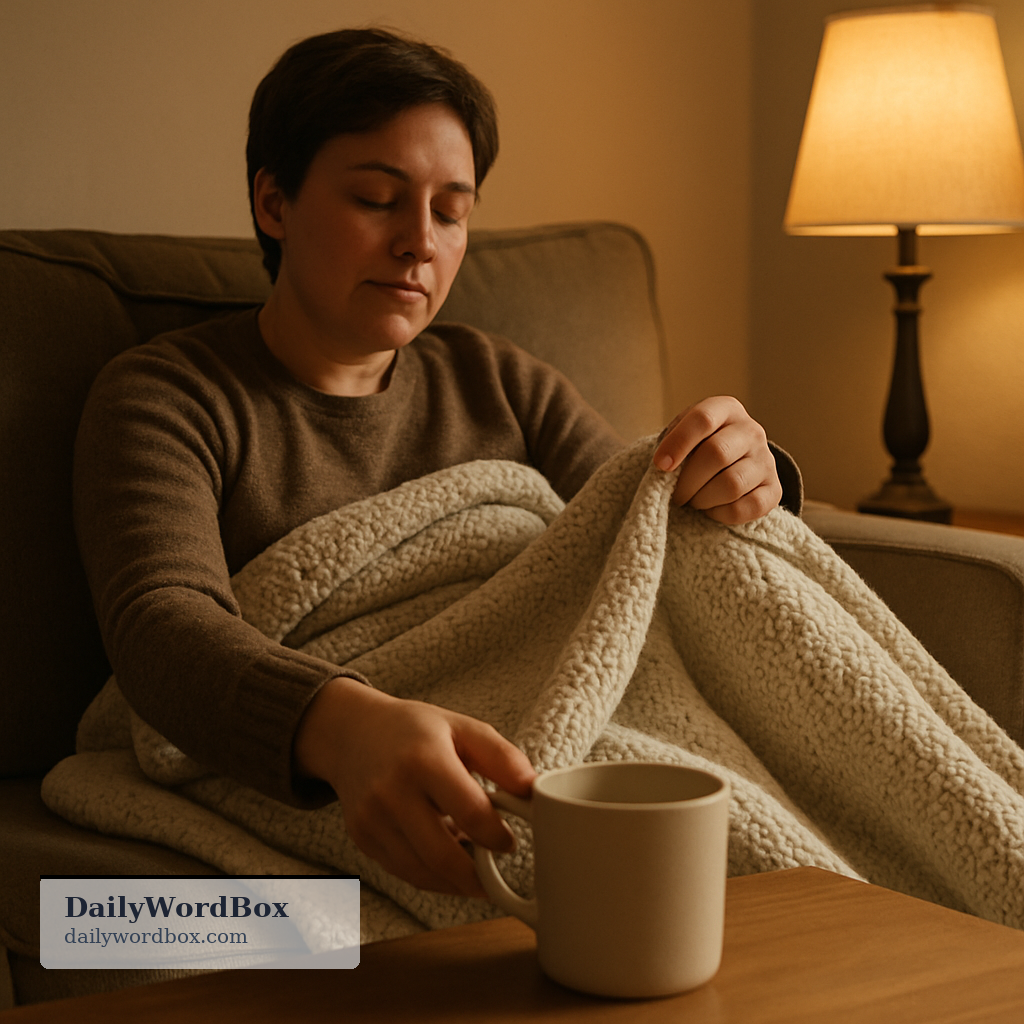 settle down: to sit or lie in a comfortable position and prepare to stay for a while