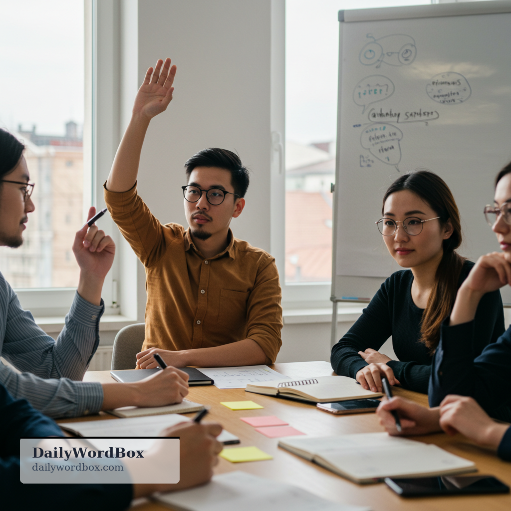 share an idea: to tell other people about an idea you have so they can hear it, discuss it, or use it