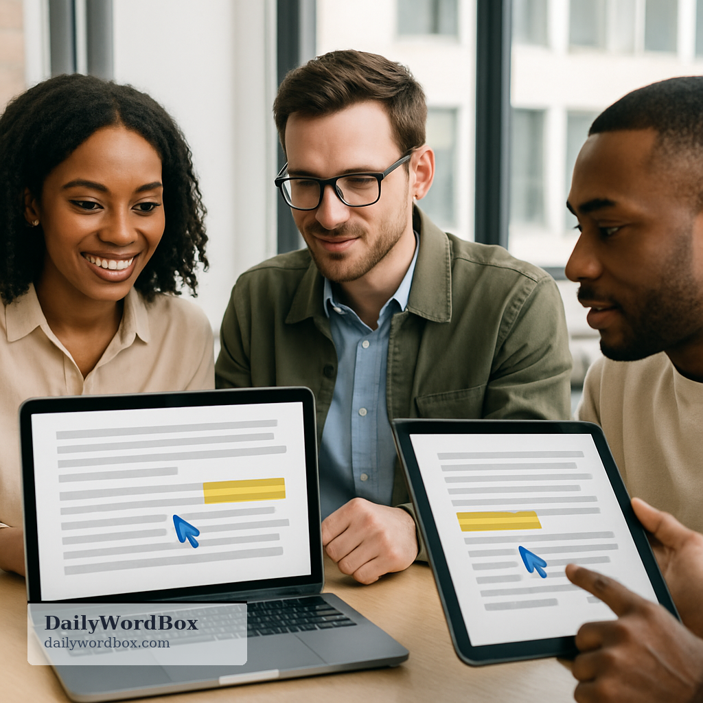 shared document: An electronic file or document that multiple people can access, view, and often edit, typically for collabo…