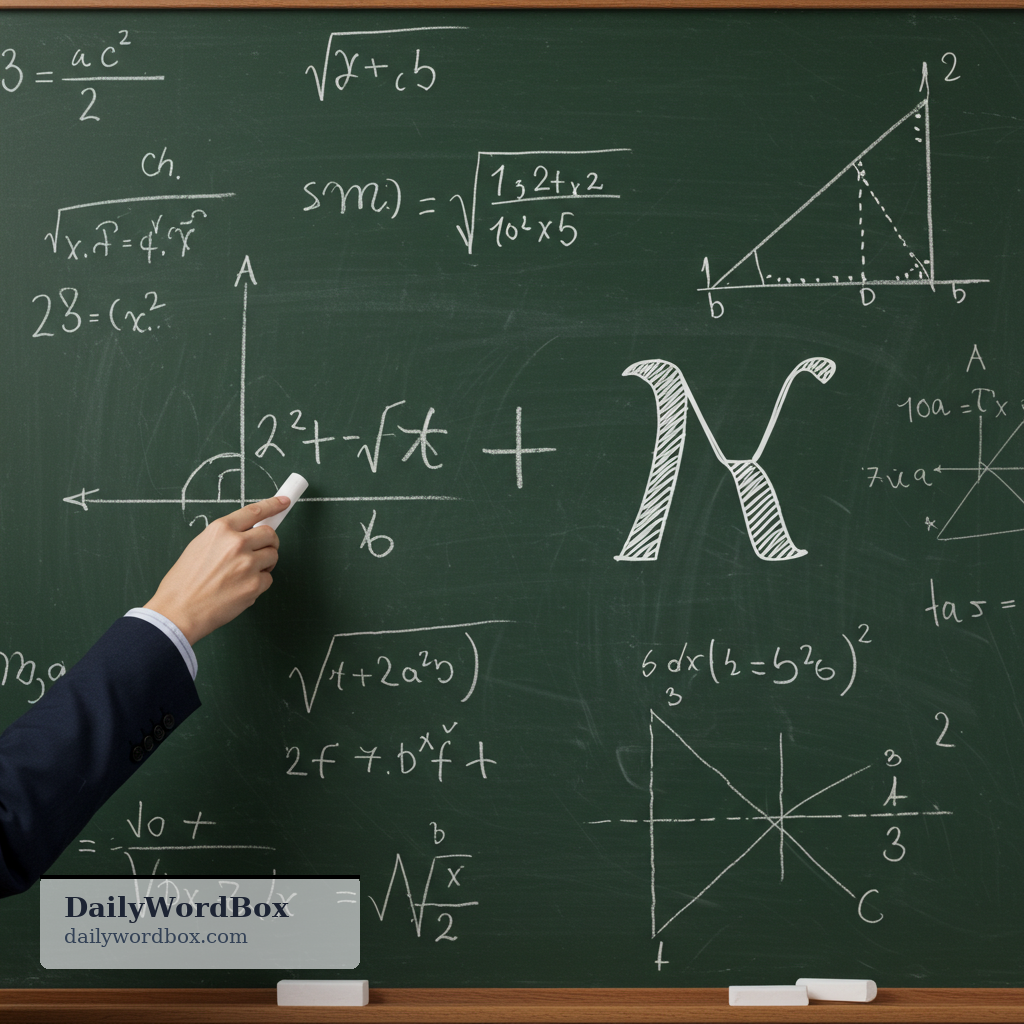sigma: a symbol (Σ) meaning the sum of a set of numbers in mathematics