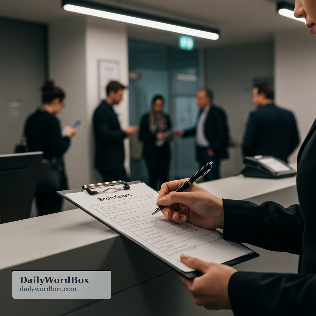 sign in: to write your name or provide details to show that you have arrived at a place or event