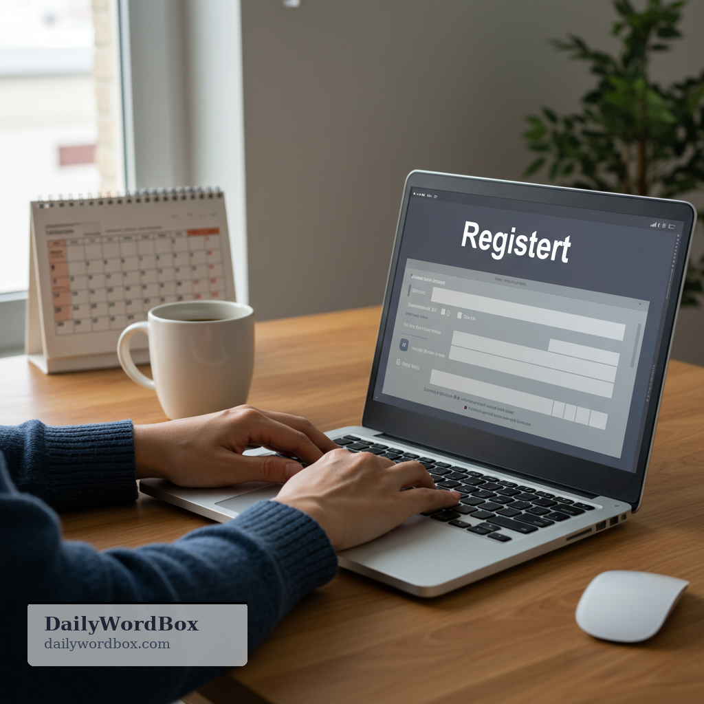 sign up: to register or enroll for something (such as a course, event, or service)