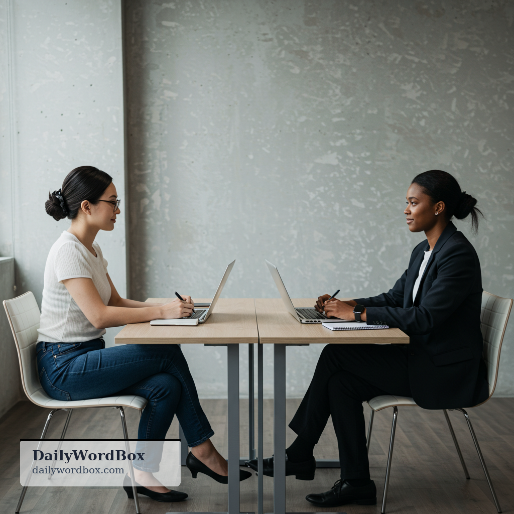 sit down: to begin a meeting or serious conversation in a calm, organized way