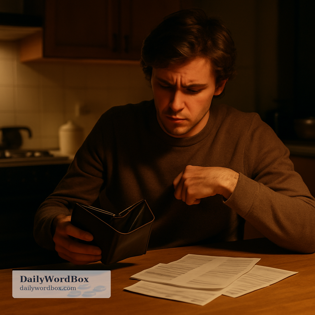 skint: Having no money or not enough money to do what you want.