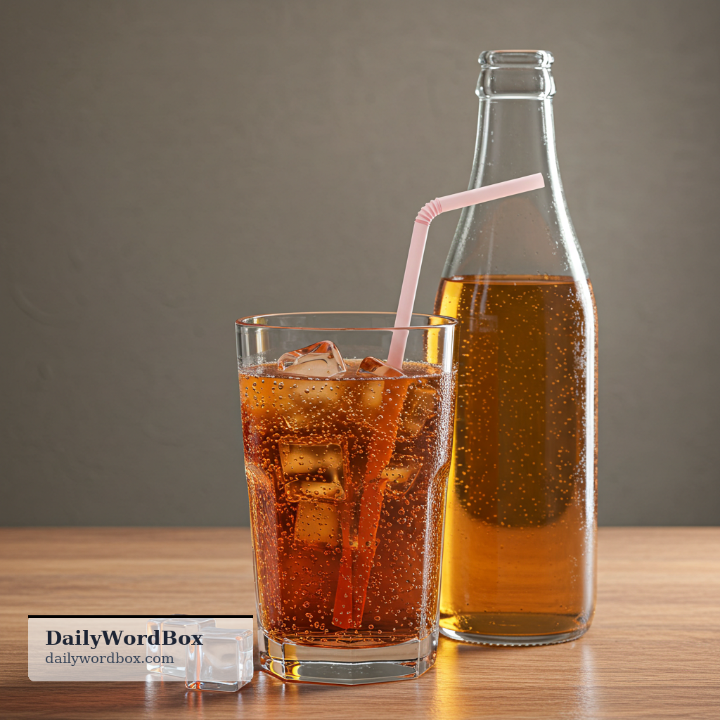 soft drink: a non-alcoholic beverage, often sweet and carbonated