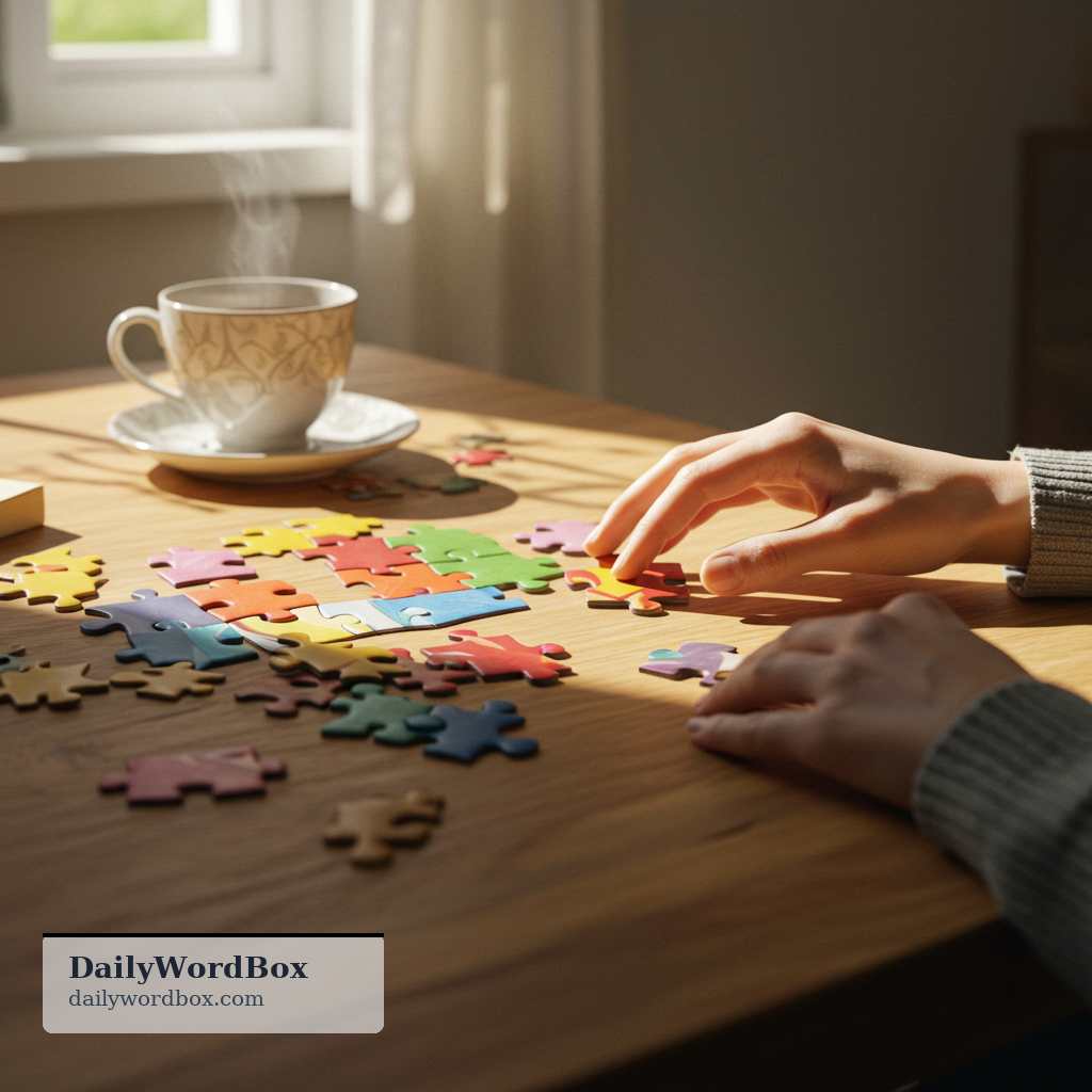 solve a puzzle: to figure out the answer to a puzzle by thinking and using logic