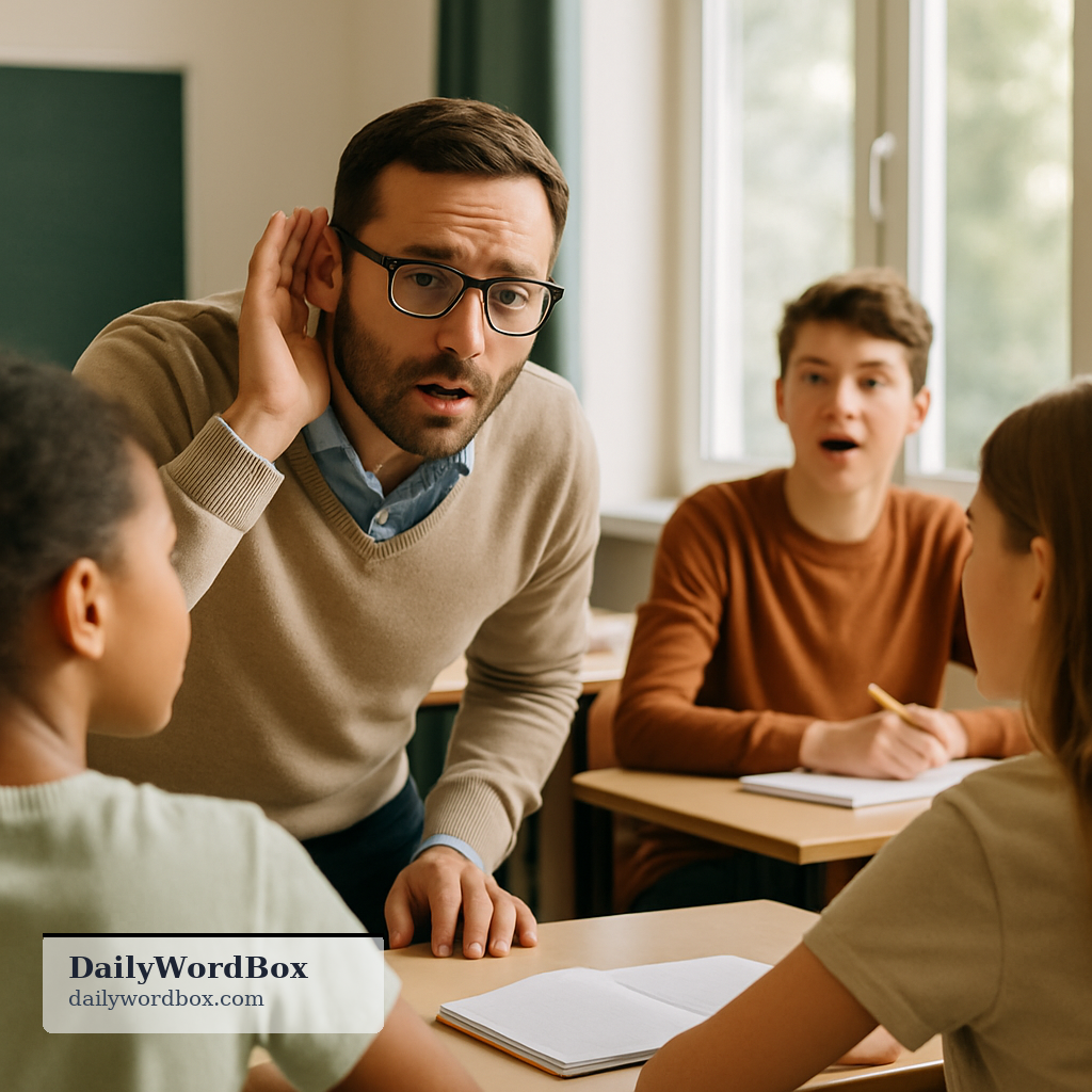 speak up: To speak up means to talk louder or to express your opinion clearly, especially when it matters.