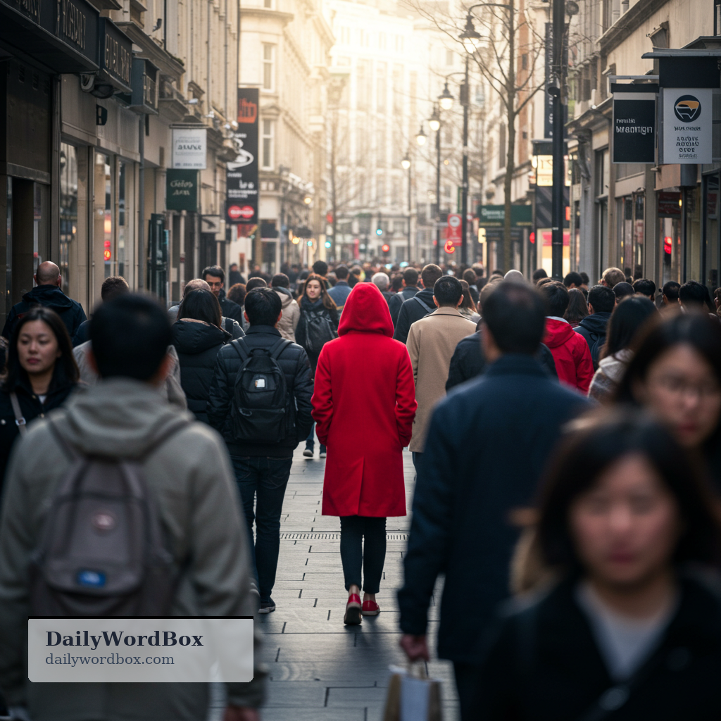 stand out: to be easily seen or noticed because of contrast