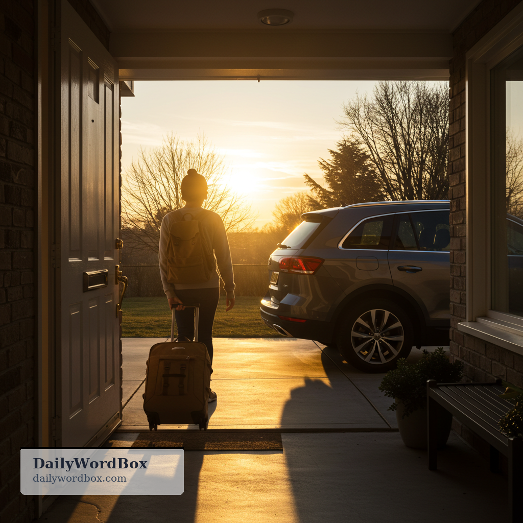 start out: to leave a place in order to begin a journey