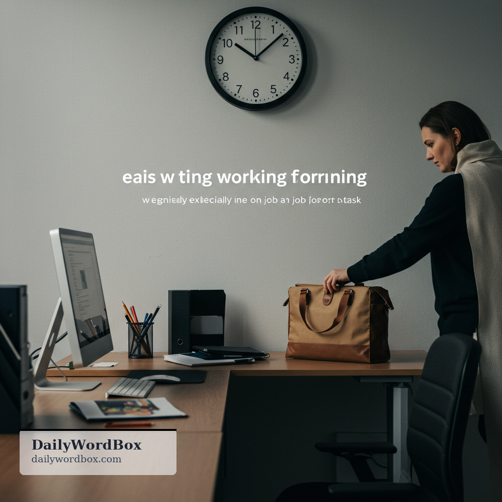 start work: to begin working, especially at a job or on a task