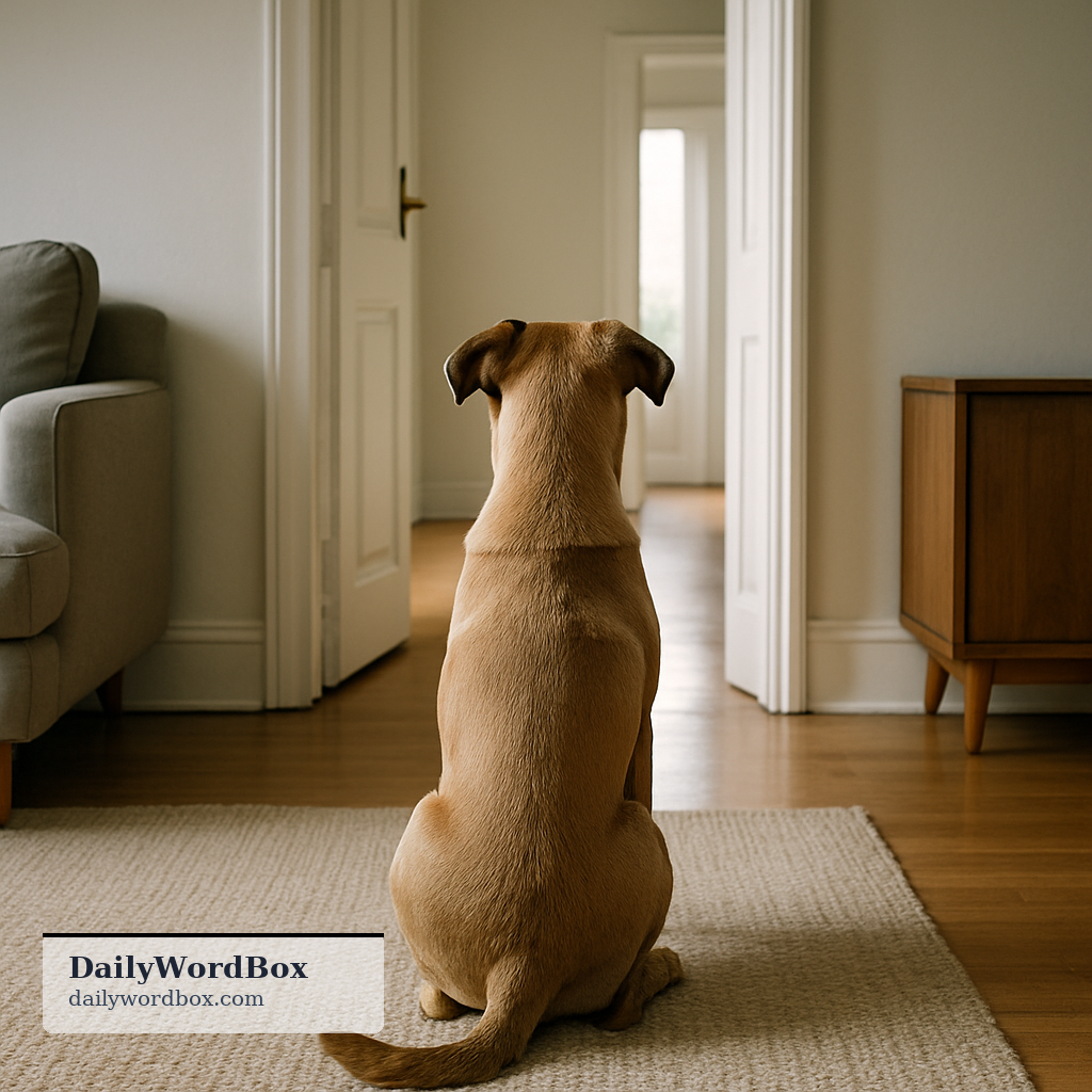 stay put: To remain in the same place or position; not to move.