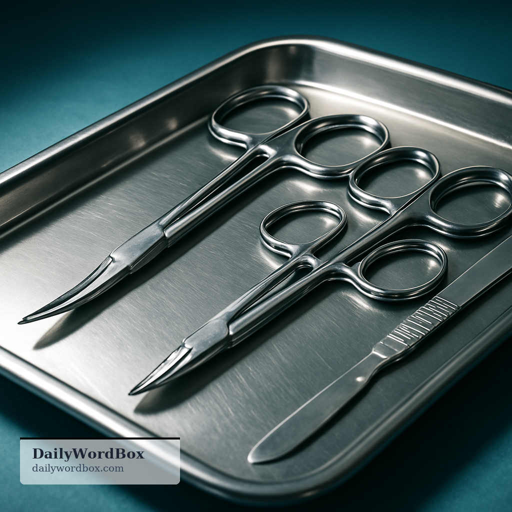 sterile: Free from bacteria or other living microorganisms; completely clean.