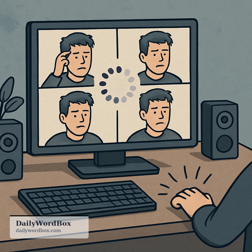 stutters: Moves or operates unevenly, stopping and starting instead of smoothly.
