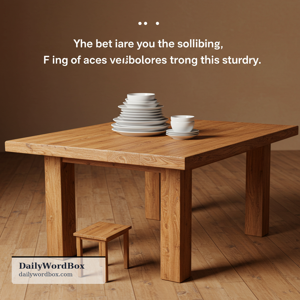 substantial: Firmly constructed or sturdy; not flimsy.