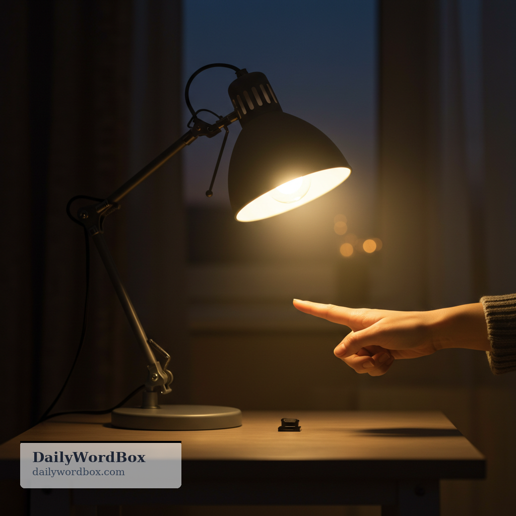 switch on: To turn on a device, light, or system so it starts working.