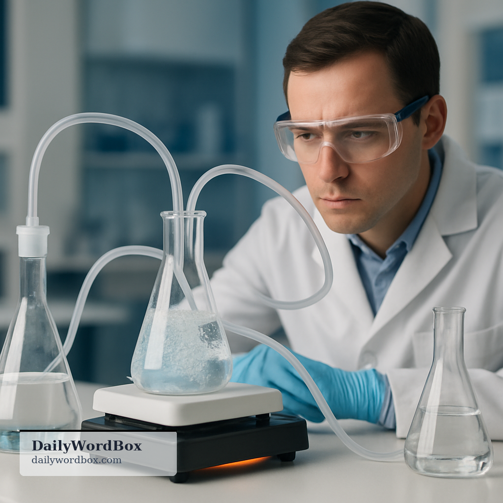 synthesis: the production of a substance by combining simpler chemicals or parts