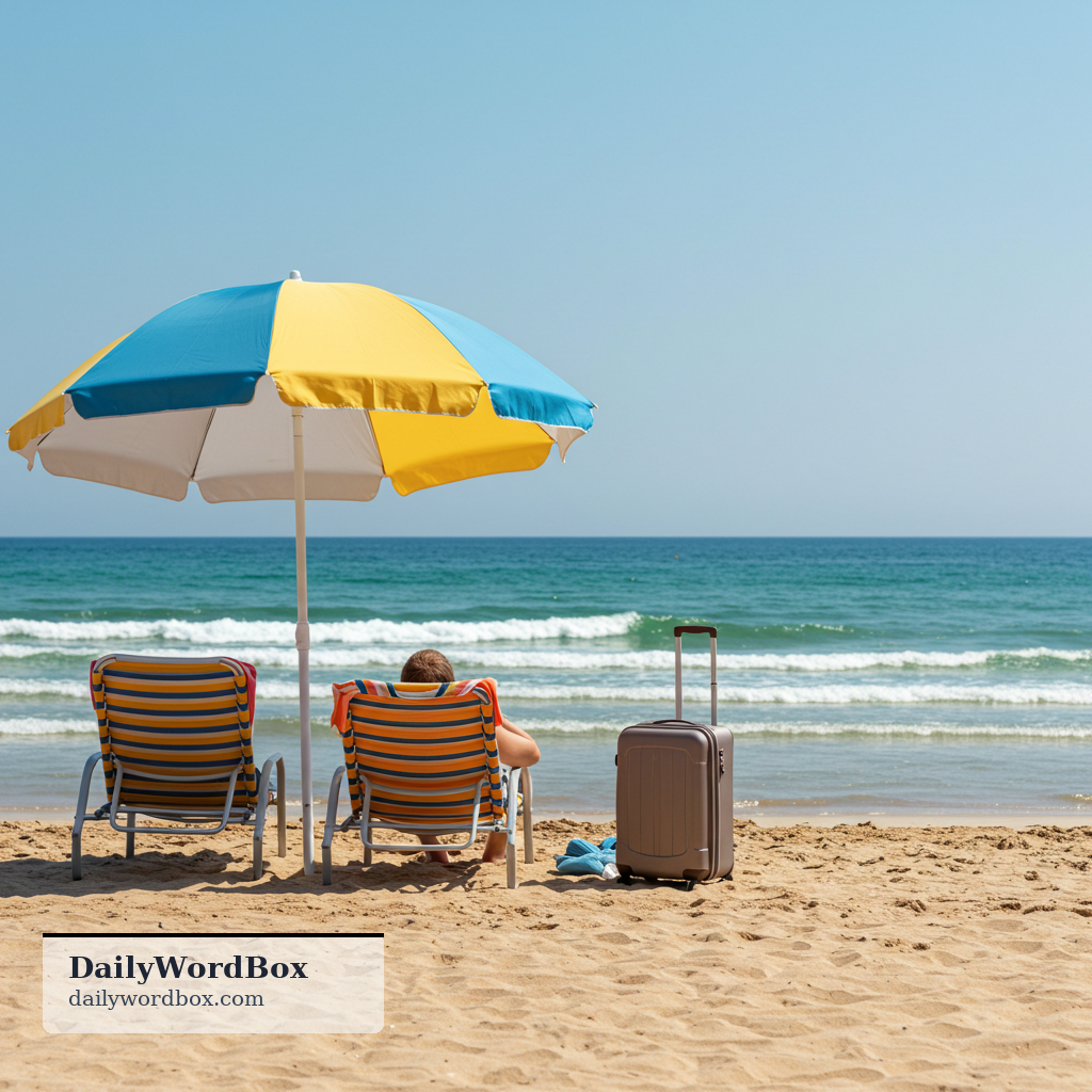 take a holiday: to go on vacation and spend time away from work or normal duties to rest or travel