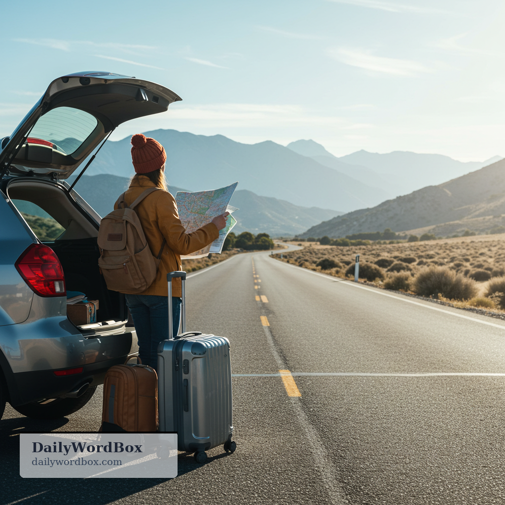 take a trip: to go on a journey, usually for a short time or for a particular purpose