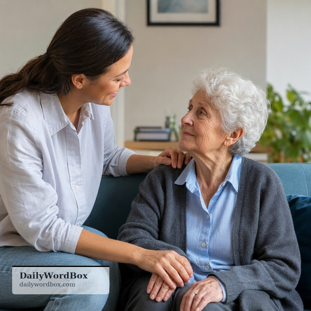 take care of someone: To look after someone; to provide for their needs and well-being; to be responsible for someone.