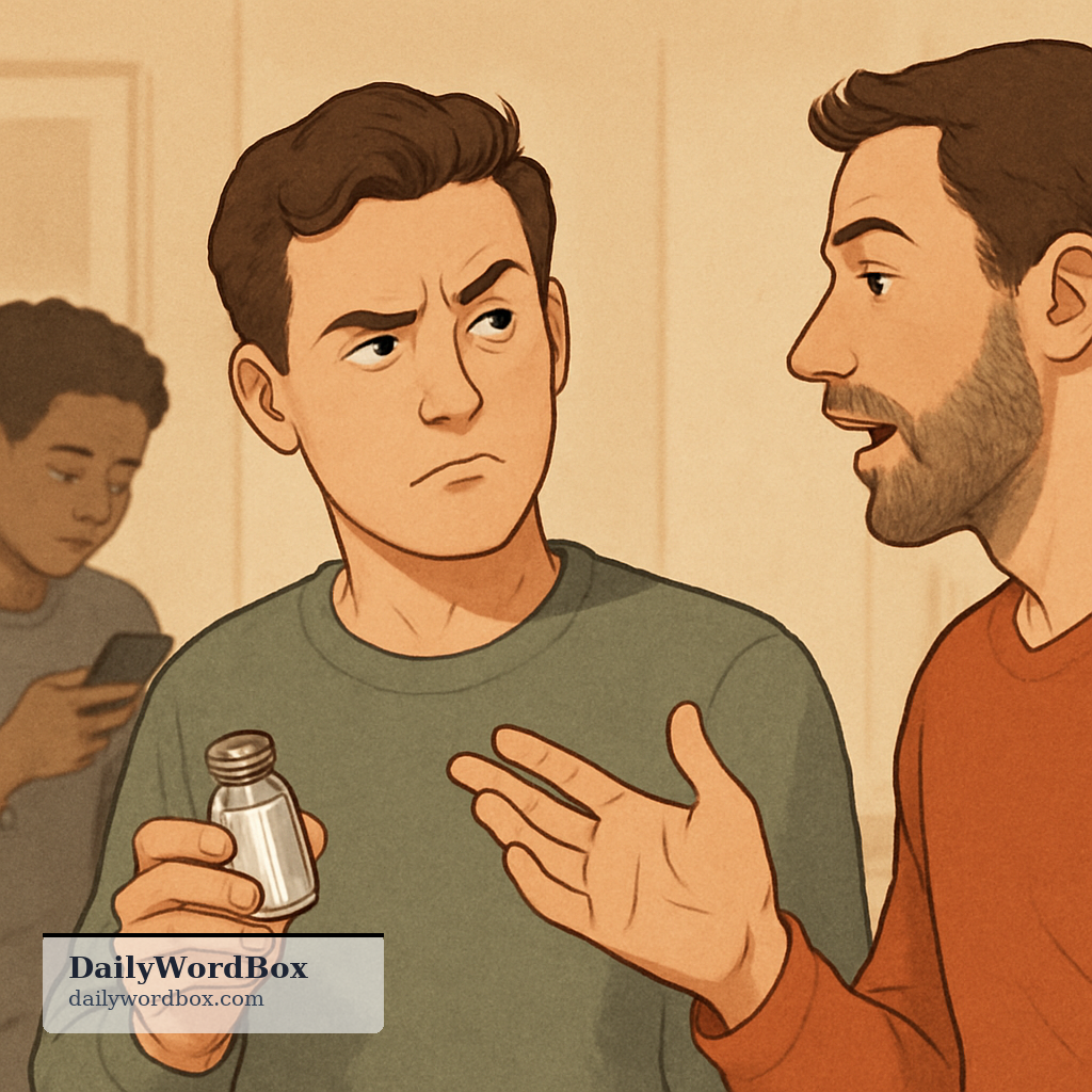 take with a pinch of salt: To be skeptical about information and not accept it as completely true.