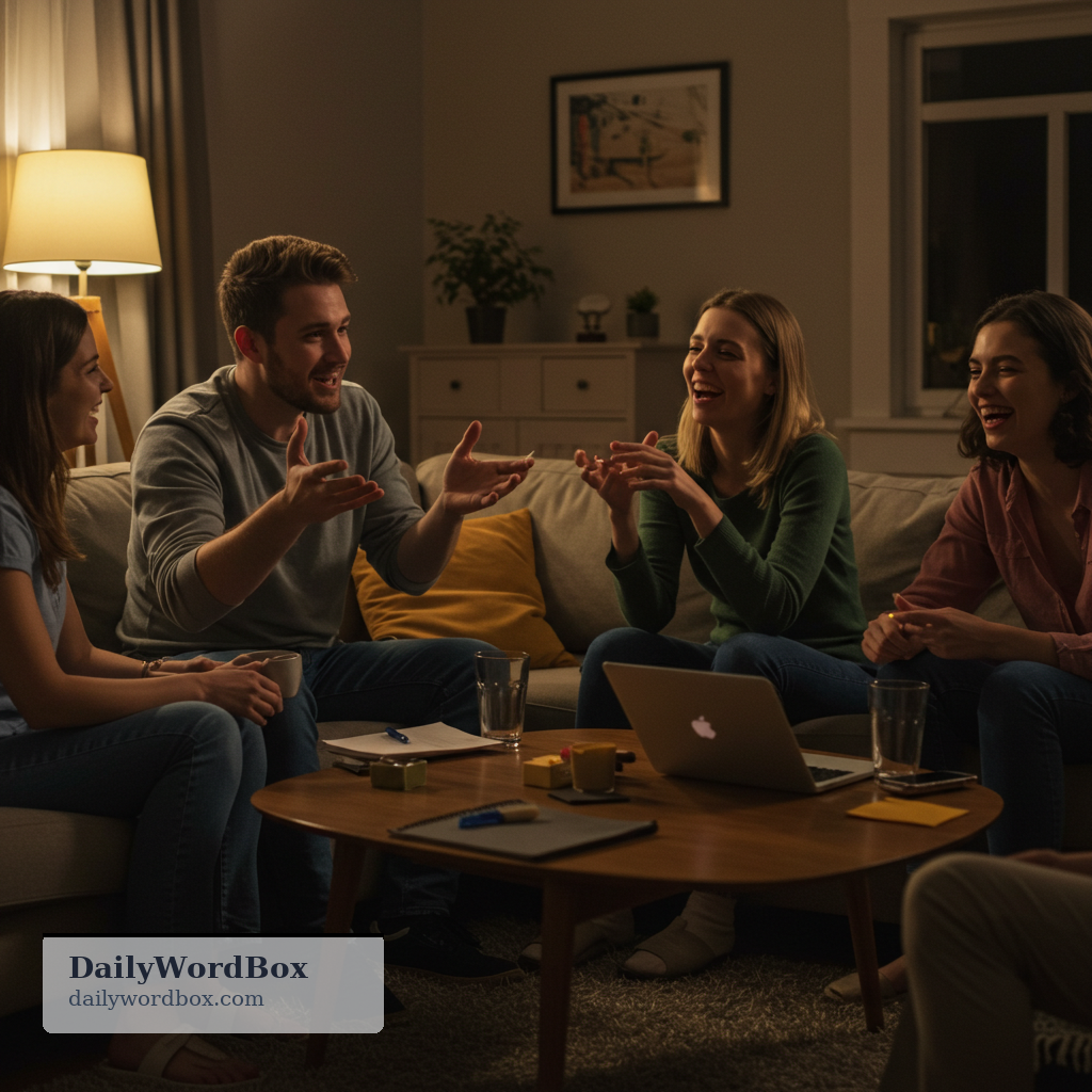 tell a joke: to say something funny to make people laugh