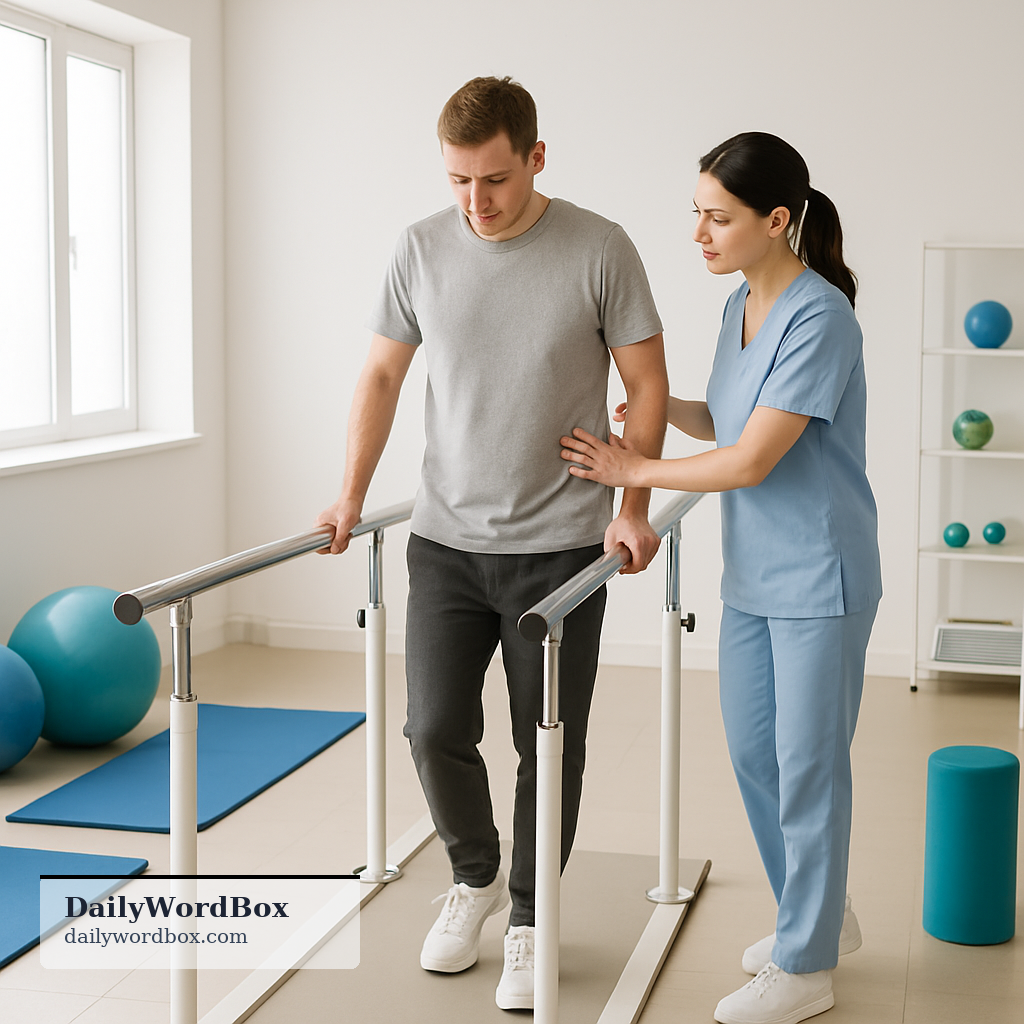 therapy: medical treatment intended to improve a physical condition or help recovery after injury or illness