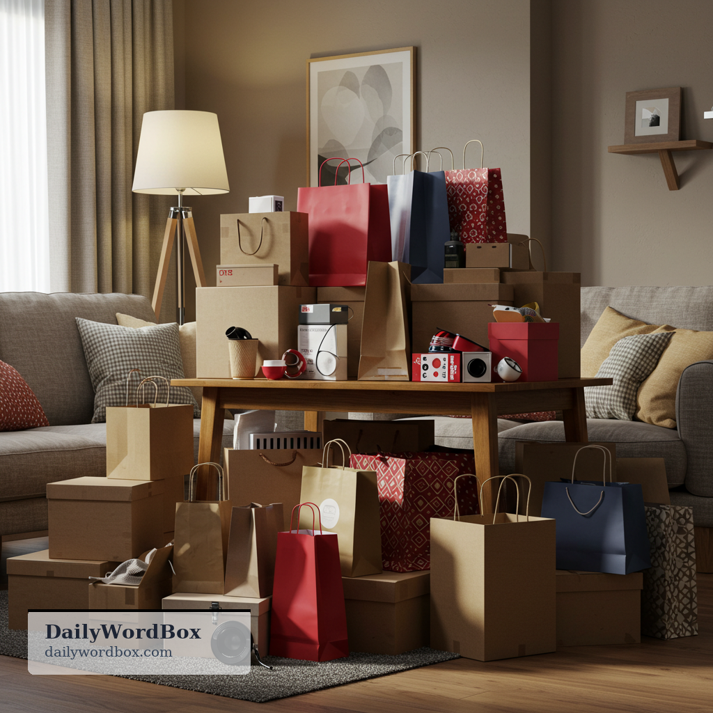 three bags full: An expression used to affirm that one has a large or sufficient quantity of something.