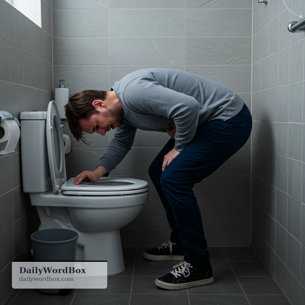 throw up: to vomit