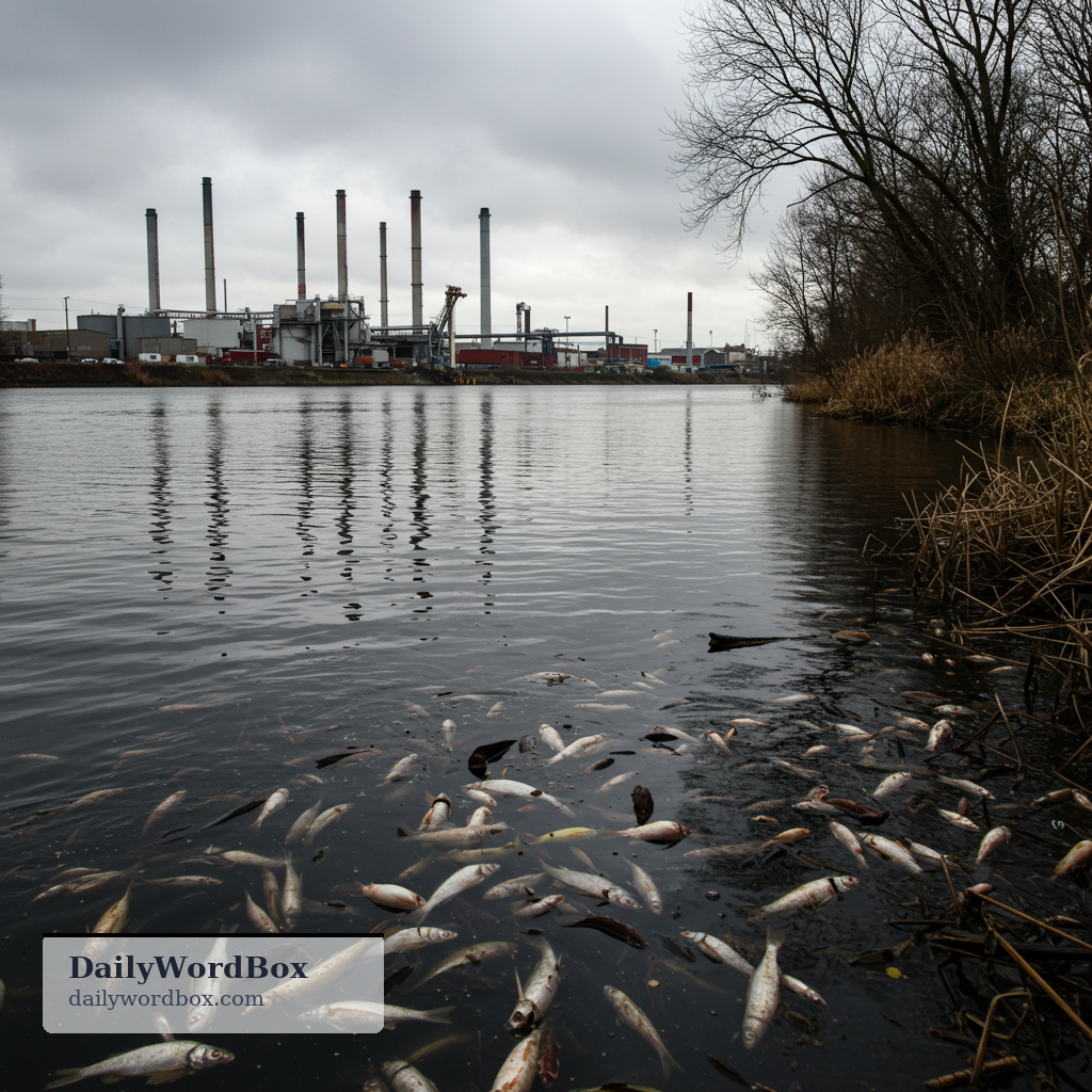 toxic: Very harmful to the environment or living things, often due to pollution or chemicals.