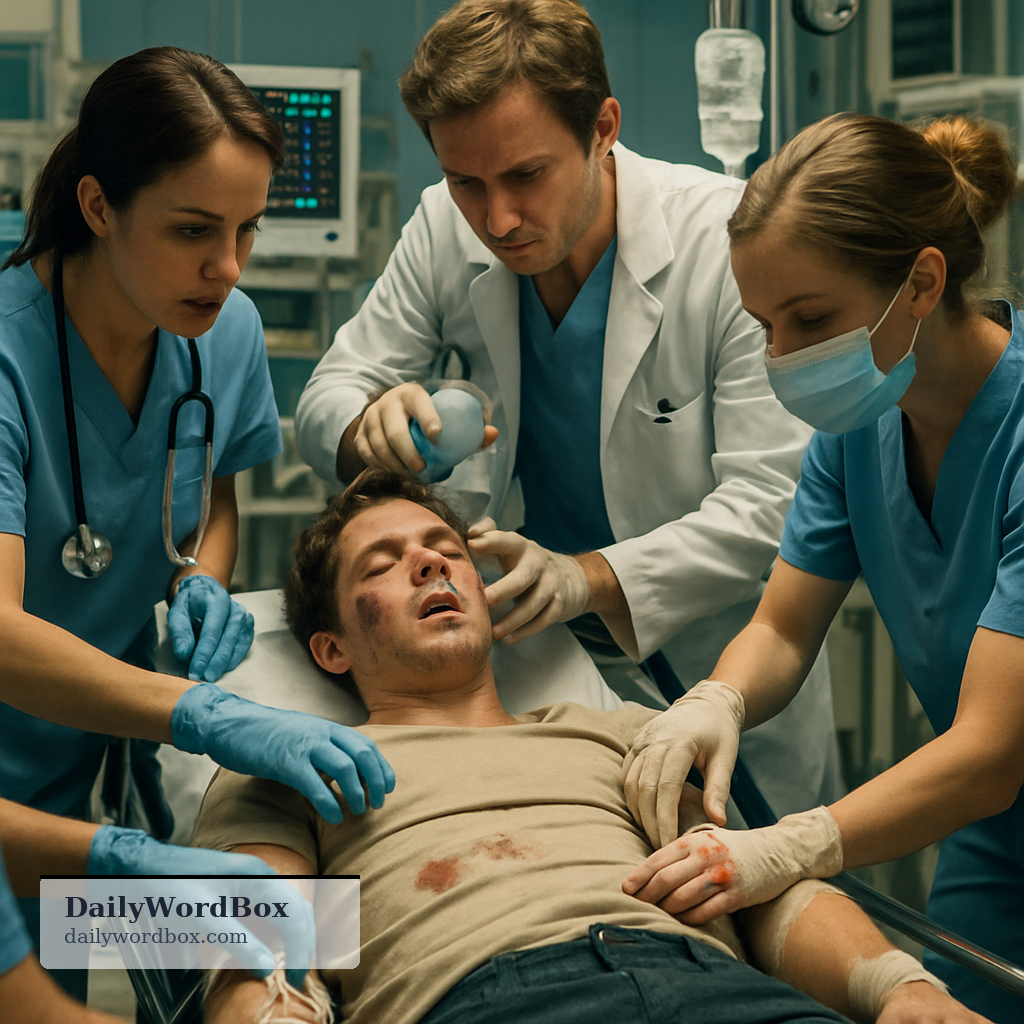trauma: a serious physical injury, especially one caused suddenly and needing medical attention