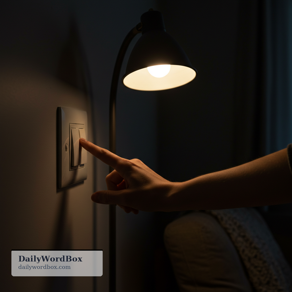 turn off: To switch a device, light, or machine off so it stops operating.