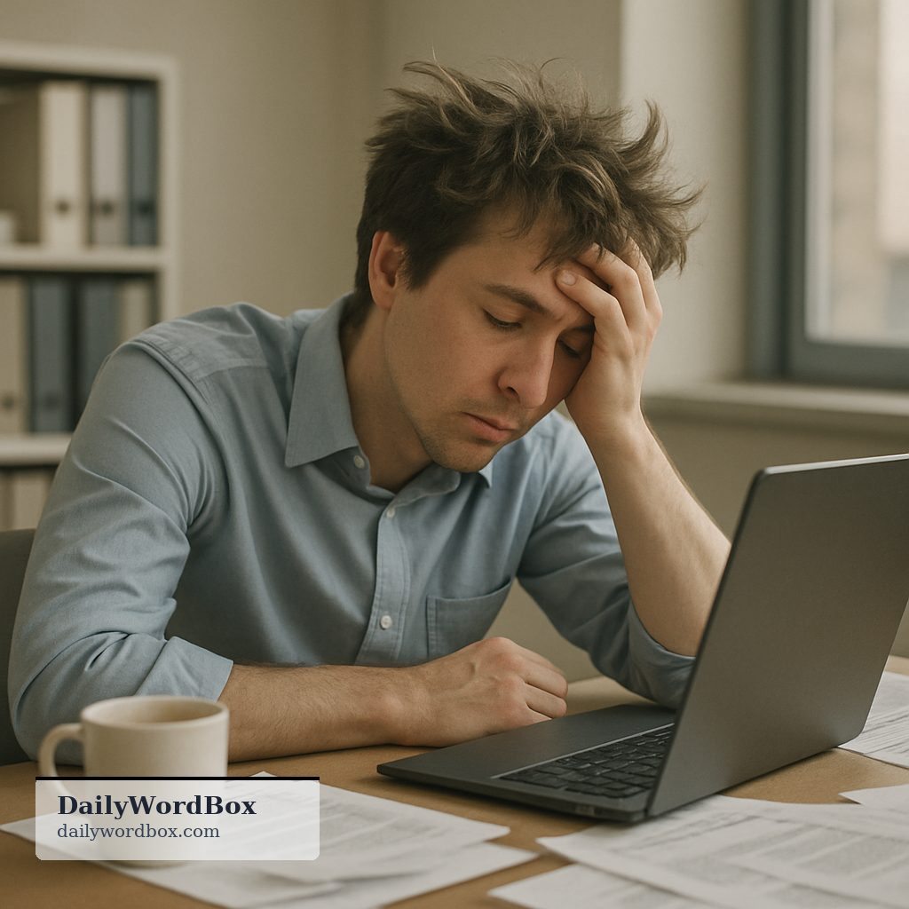 under the weather: Feeling low in energy or not at your best, sometimes without being clearly sick.