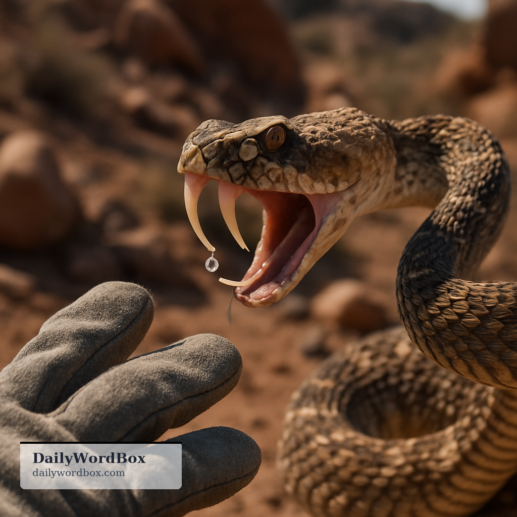 venom: Venom is a poisonous substance produced by some animals and delivered by a bite or sting.