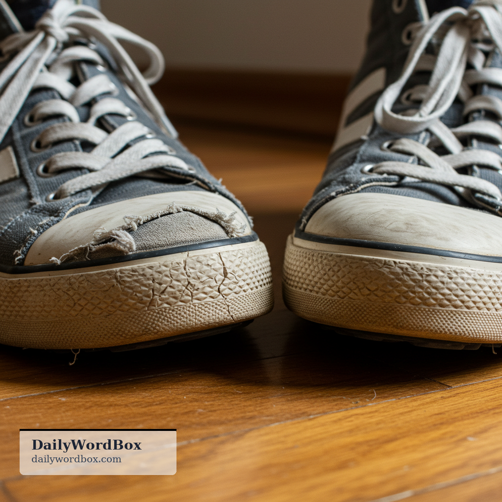 wear out: To become damaged, thin, or unusable because of long or repeated use.