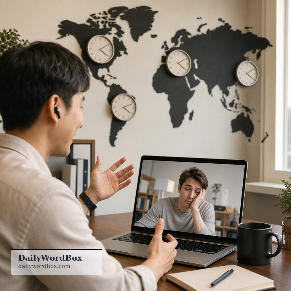 What timezone are you in?: A question used to ask about someone's current local time zone or geographical time reference.