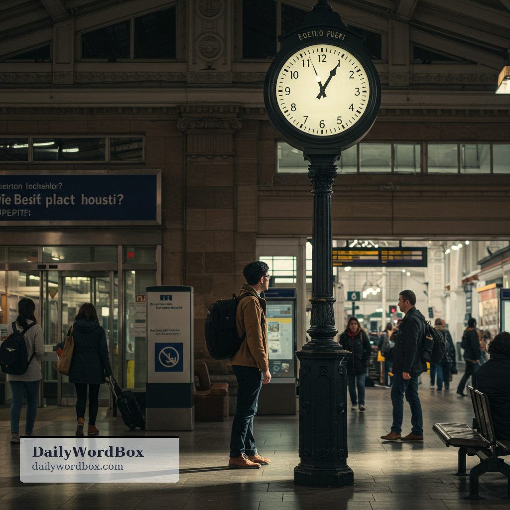 Where should I wait?: A question asking for the best place to stay until someone arrives or something happens.